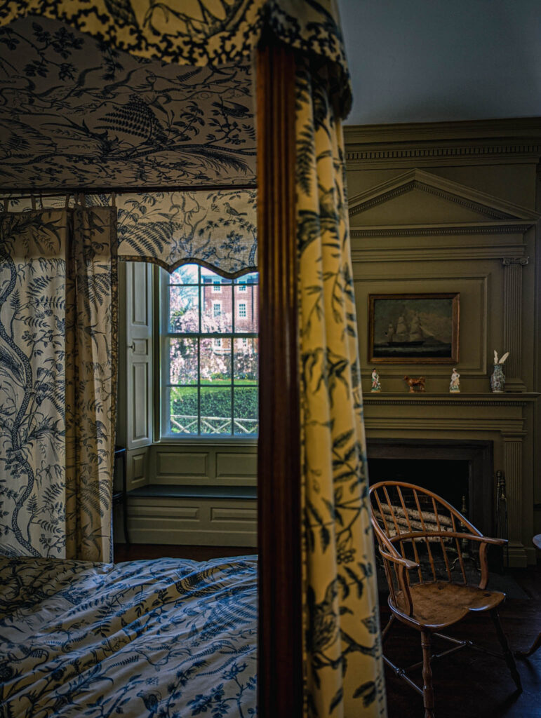 John Brown House, Providence (photo April 22, 2022): architect Joseph Brown, 1788.