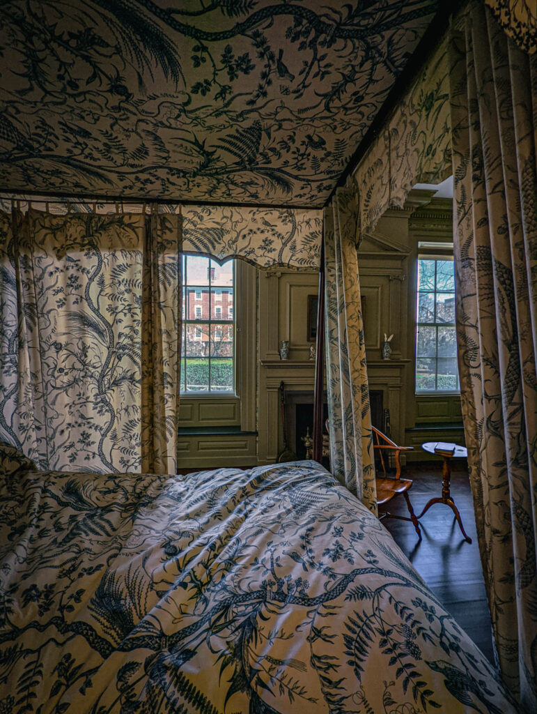 John Brown House, Providence (photo April 22, 2022): architect Joseph Brown, 1788.