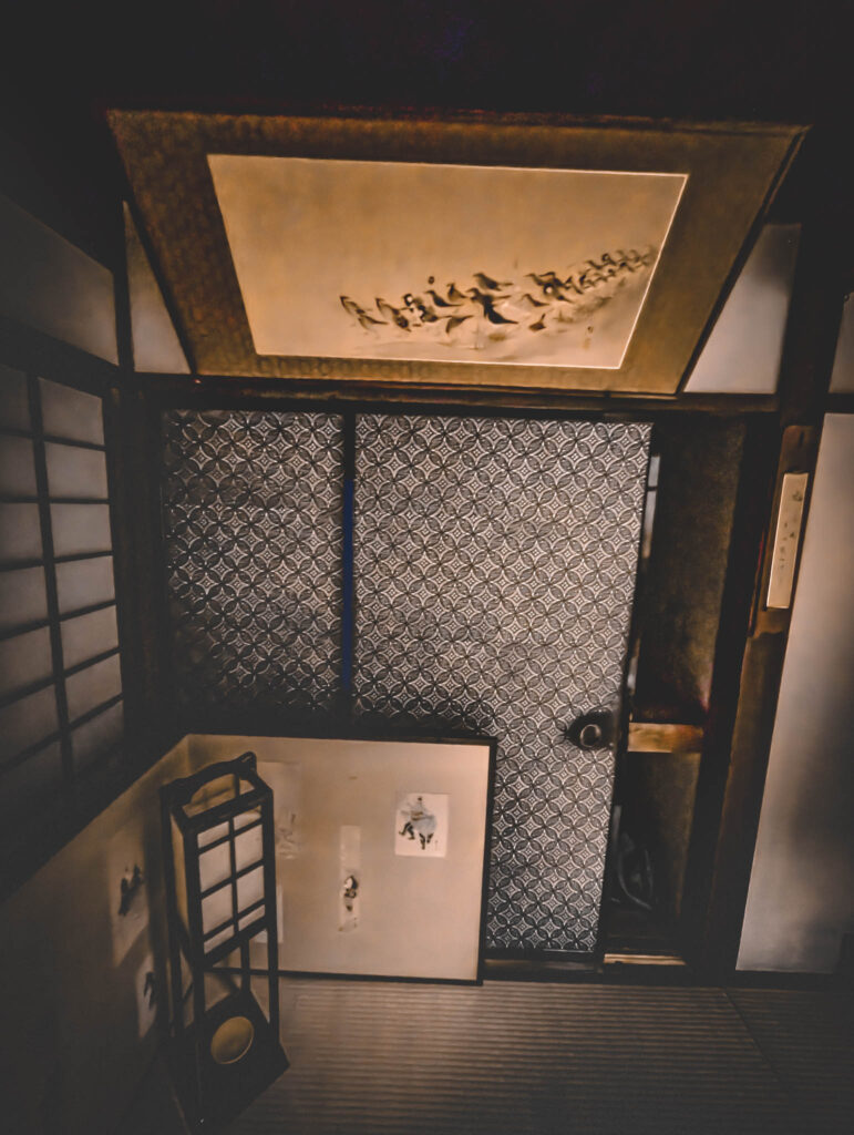 Fukagawa Edo Museum, Koto City, Tokyo (April 23, 2025) recreated tatami room with fusuma
