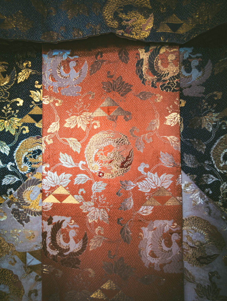 Engaku-ji, Kamakura (2025): Daihojo interior, canopy of Shaka Nyorai shrine