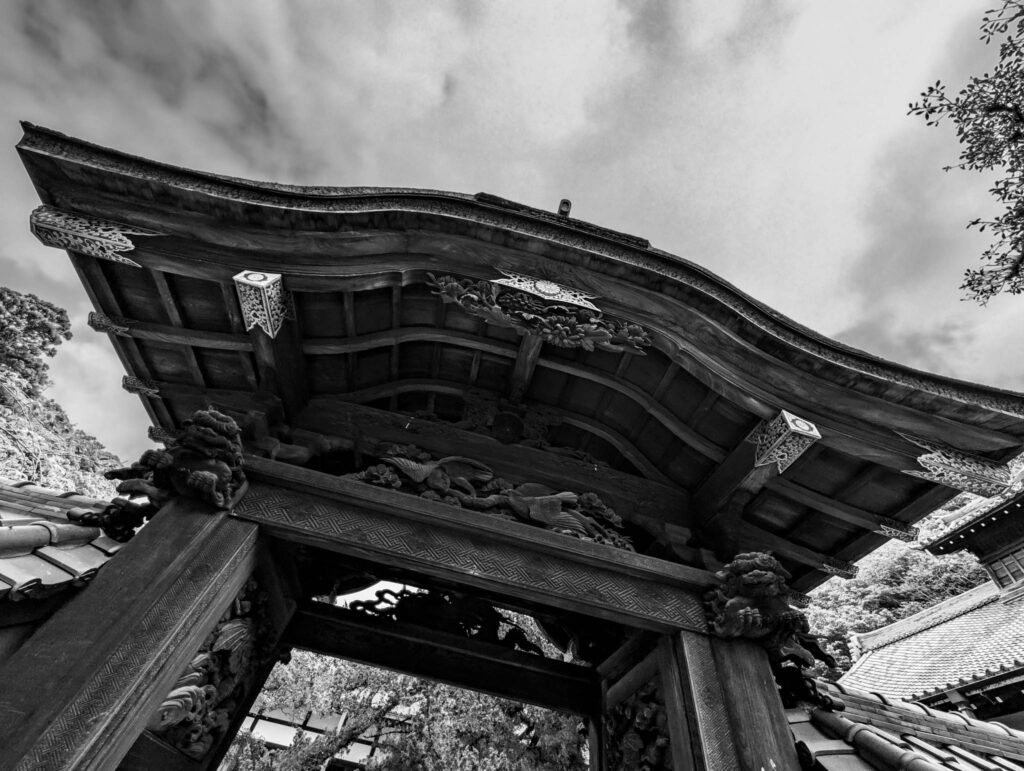 Engaku-ji, Kamakura (2025): Daihojo courtyard gate