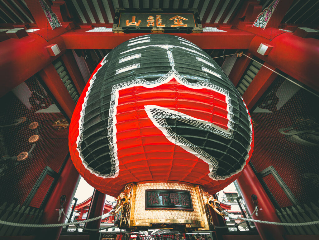 Sensō-ji, Asakusa (April 19, 2025) chochin of the Kaminarimon