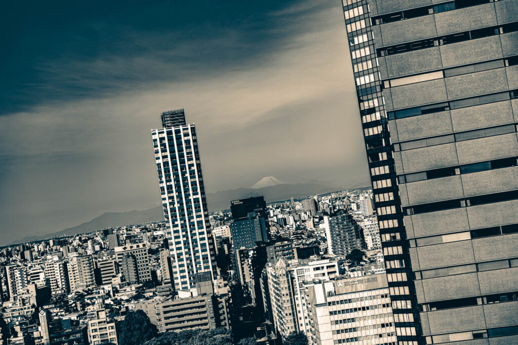 Fuji from Shinjuku (April 21, 2025)