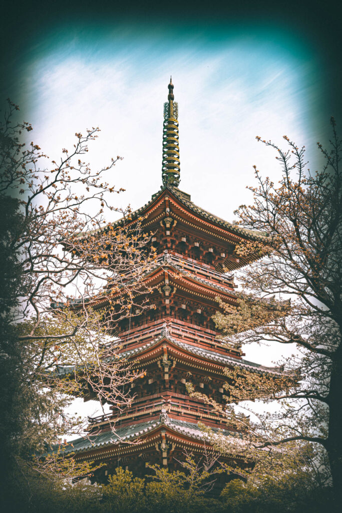 Ueno Toshogu, Tokyo (April 21, 2025) pagoda