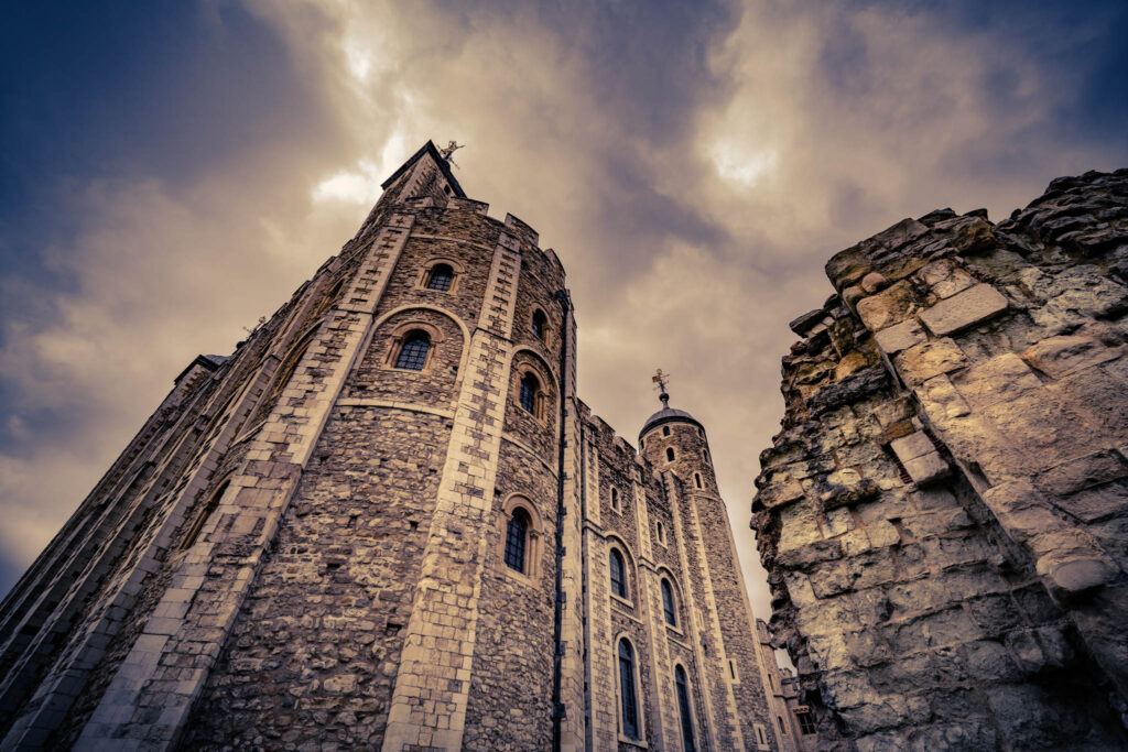 Tower of London (photo April 18, 2023): White Tower (completed 1100)
