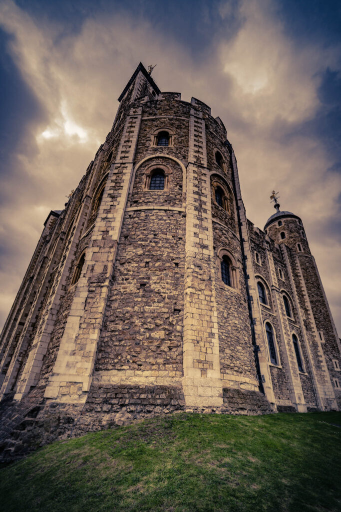 Tower of London (photo April 18, 2023): White Tower (completed 1100)