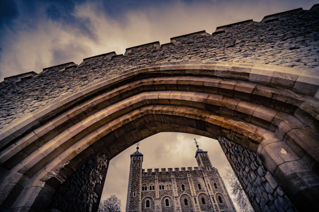 Tower of London (photo April 18, 2023): White Tower (completed 1100)