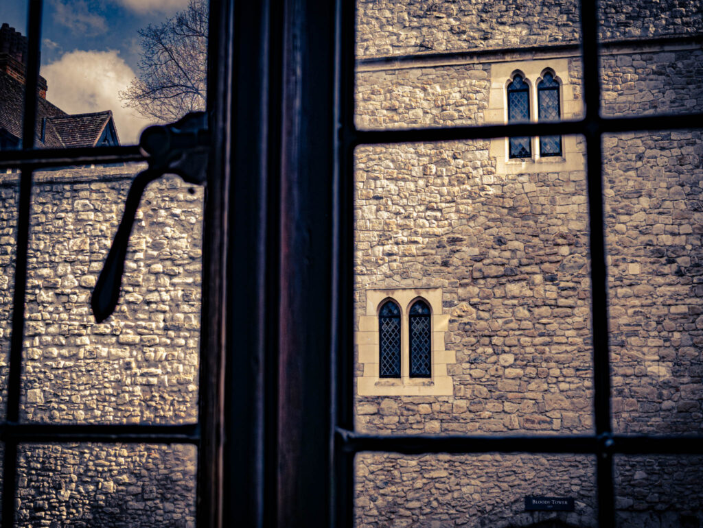Tower of London (photo April 18, 2023): view from a window St. Thomas' Tower