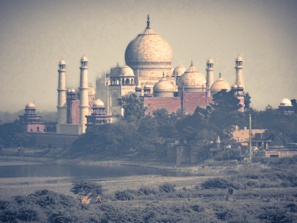 Taj Mahal from Shahi Burj, Agra Fort (photo October 25, 2019)