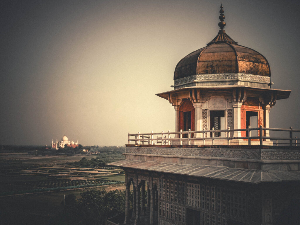 Taj Mahal from Shahi Burj, Agra Fort (photo October 25, 2019)