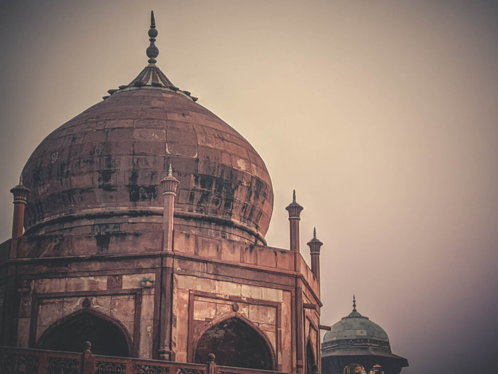 Dome of "Tomb of Fatehpuri Begum", Taj Mahal complex (photo October 26, 2019)