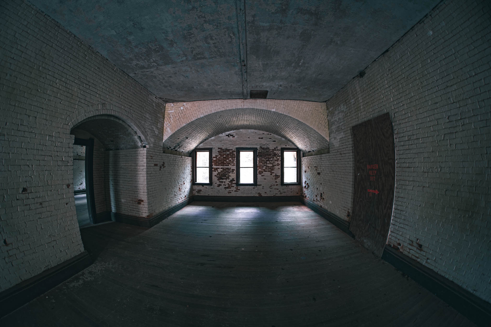 Fort Warren, Georges Island (photo June 19, 2026) Bastion C mess hall, 1850s.