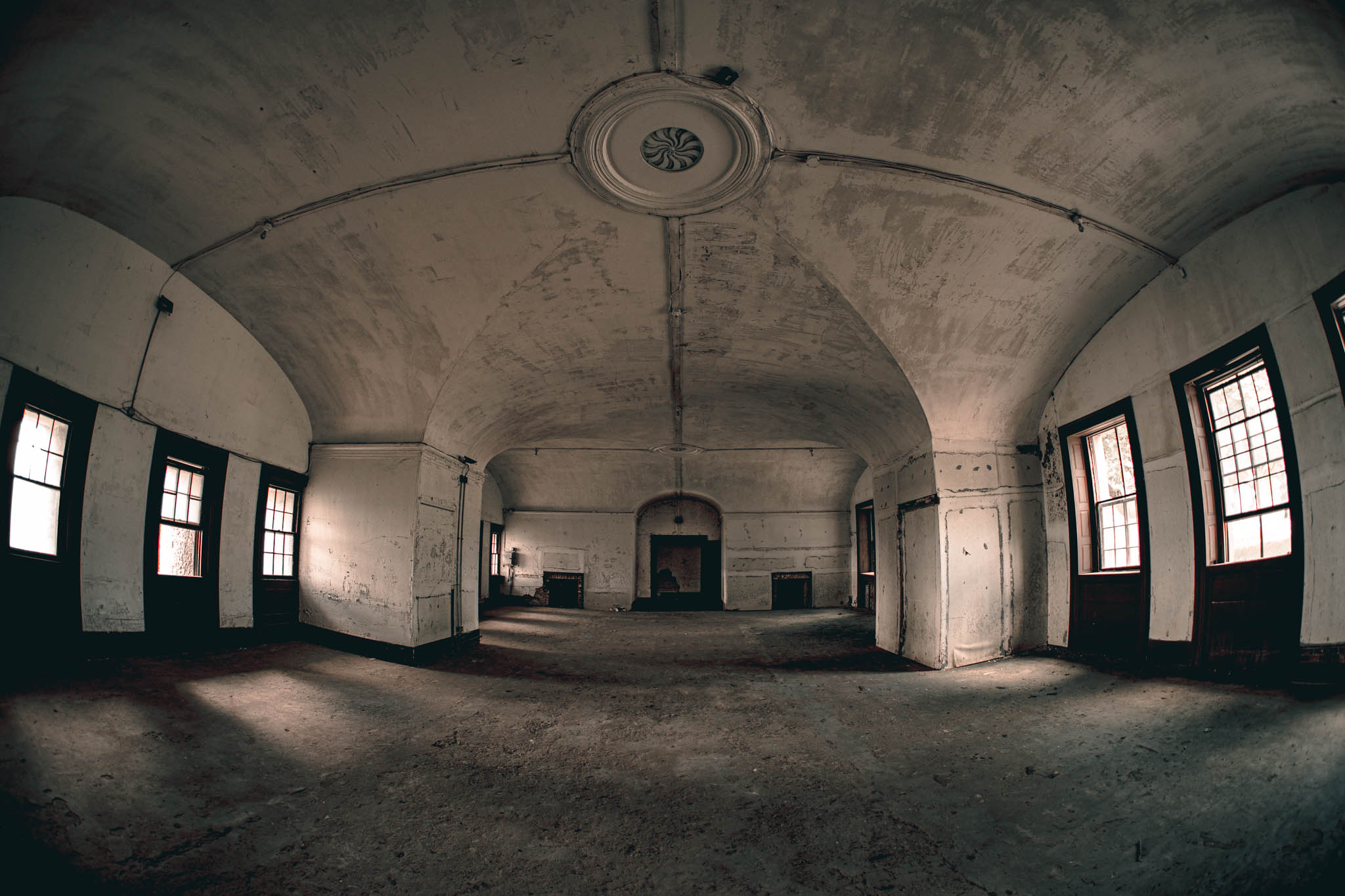 Fort Warren, Georges Island (photo June 19, 2026) Bastion D hospital facilities, 1860s.