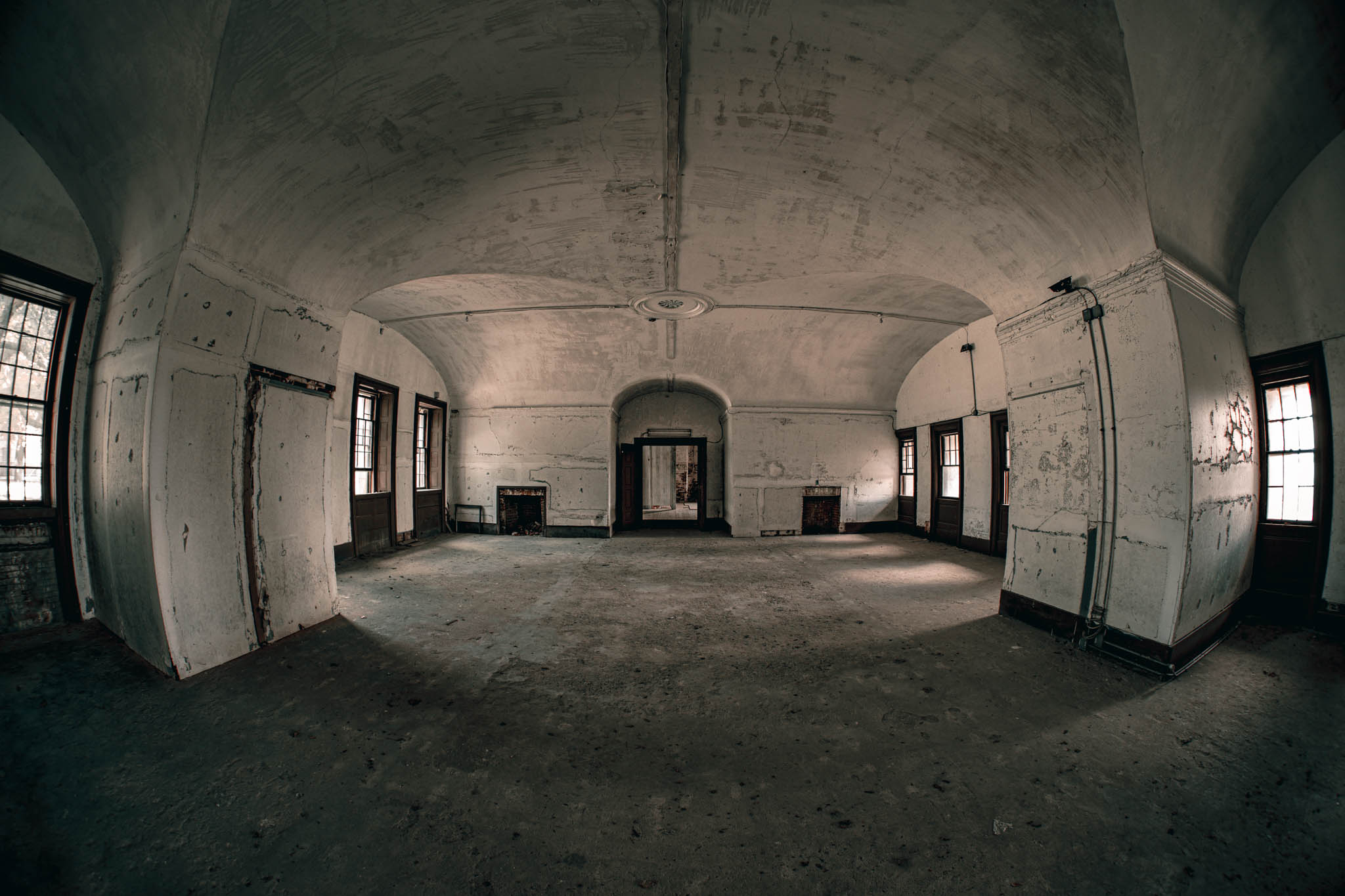Fort Warren, Georges Island (photo June 19, 2026) Bastion D hospital facilities, 1860s.