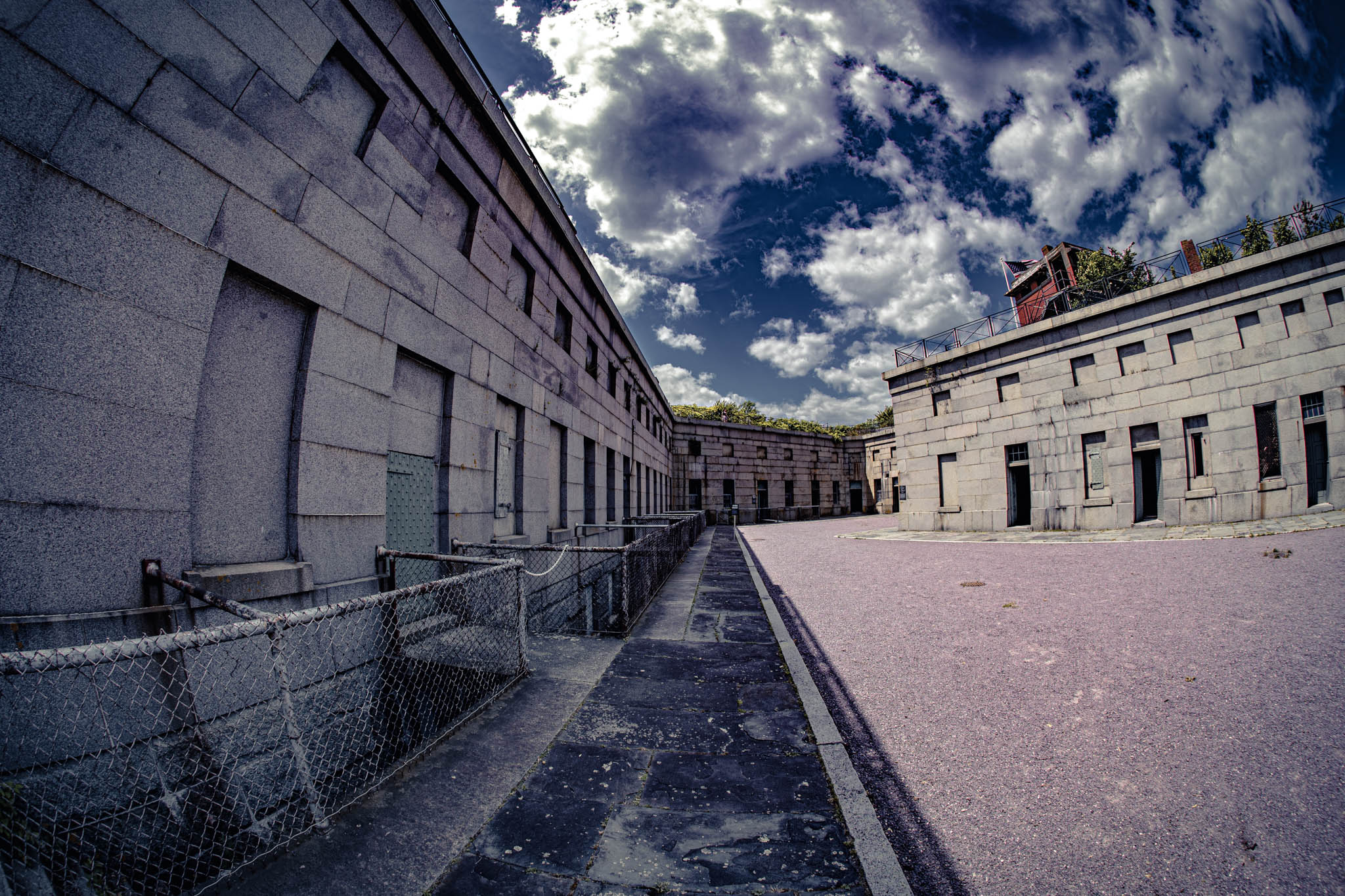 Fort Warren, Georges Island (photo June 19, 2026) Bastion C, 1850s.