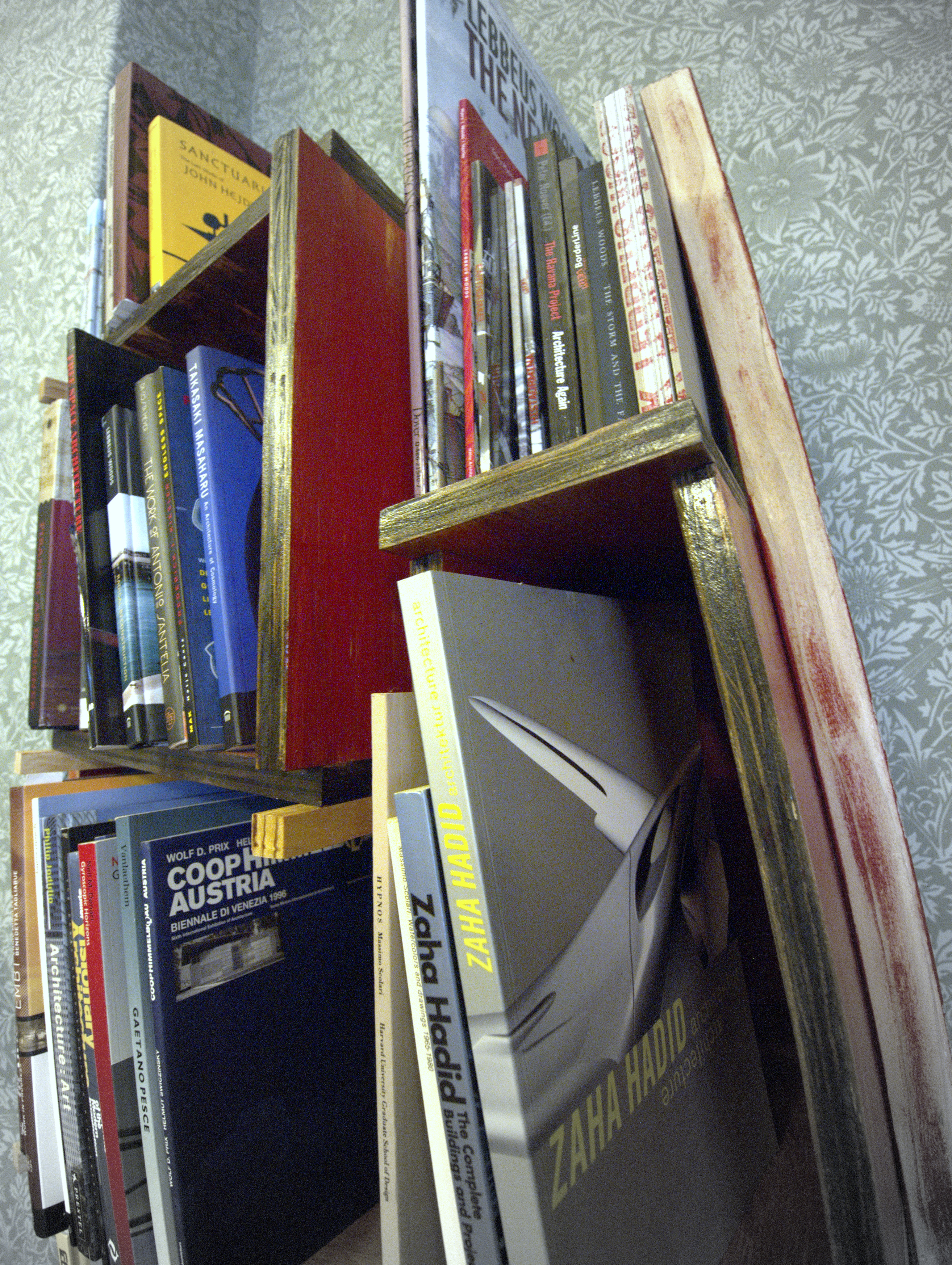Not-A-Bookshelf Bookshelf (2010) completed, detail