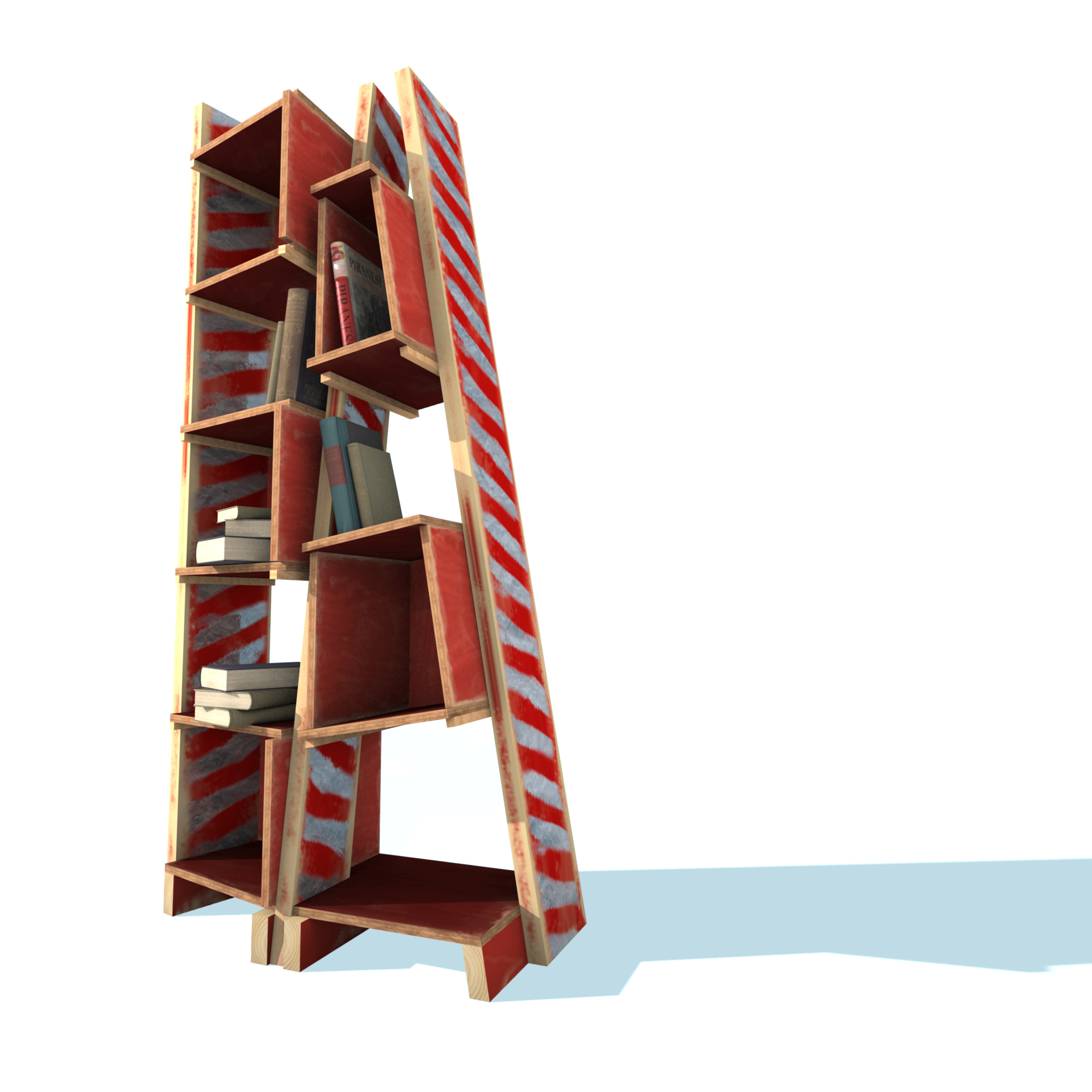 Not a bookshelf (2010) rendering, front view